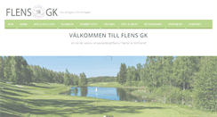 Desktop Screenshot of flensgolfklubb.se